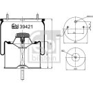 FEBI BILSTEIN Luftfeder 39421