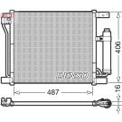 DENSO Klimaanlagenkühler DCN46021