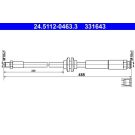 Bremsschlauch 24.5112-0463.3