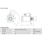 Bosch Automotive Anlasser 0986023860