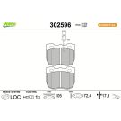 VALEO Bremsbeläge 302596