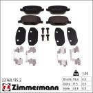 ZIMMERMANN Bremsbeläge 23760.175.2