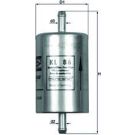 MAHLE Kraftstofffilter KL 86