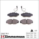 ZIMMERMANN Bremsbeläge 23602.195.1