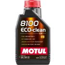 Motul 8100 Eco-clean 0W-30 C2 1 Liter 102888