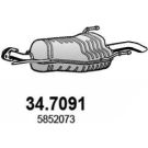 Endschalldämpfer OPEL Zafira 1.6 1.8 16V 99 34.7091