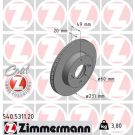ZIMMERMANN Bremsscheibe 540.5311.20 Coat Z