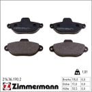 ZIMMERMANN Bremsbeläge 21436.170.2