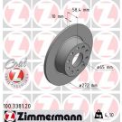 ZIMMERMANN Bremsscheibe 100.3381.20 Coat Z
