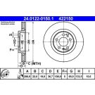 Bremsscheibe Vw P. Golf 4/A3 24.0122-0150.1