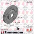 ZIMMERMANN Bremsscheibe 400.3648.55 ZIMMERMANN Bremsscheibe 400.3648.55