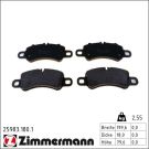 ZIMMERMANN Bremsbeläge 25983.180.1