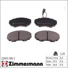 ZIMMERMANN Bremsbeläge 23917.195.1