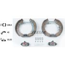 Satz Bremsbacken Citroen Berlingo/Xsara 96- Kpl. Mit Zylinder 84052900