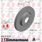 ZIMMERMANN Bremsscheibe 600.3256.20 Coat Z