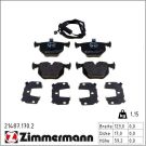 ZIMMERMANN Bremsbeläge 21487.170.2