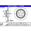 Bremsscheibe Mazda T. 5 1.8-2.0 05 24.0111-0165.1
