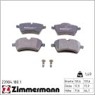 ZIMMERMANN Bremsbeläge 23984.180.1