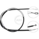 A.B.S. Handbremsseil Seilzug Festellbremse K10846