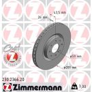 ZIMMERMANN Bremsscheibe 230.2366.20