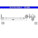 Bremsschlauch 24.5143-0344.3