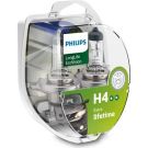 H4 12V 60/55W P43t LongLife EcoVision 2 Stück Philips 12342LLECOS2