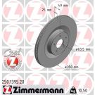 ZIMMERMANN Bremsscheibe 250.1395.20