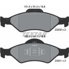 Bremsbelagsatz Ford P. Fiesta 96 2320001