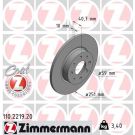 ZIMMERMANN Bremsscheibe 110.2219.20 Coat Z