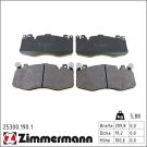 ZIMMERMANN Bremsbelagsatz, Scheibenbremse 25300.190.1