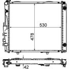 MAHLE Kühler, Motorkühlung CR 290 000S BEHR