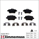 ZIMMERMANN Bremsbelagsatz, Scheibenbremse 24848.185.3