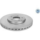 Bremsscheibe Db P. W211 03 MEYLE-PD: Advanced performance and design 083 521 0005/PD