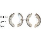 Bremsbacken Smart City-Coupe/Cabrio/Fortwo 98-07 91057400