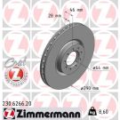 ZIMMERMANN Bremsscheibe 230.6266.20 Coat Z