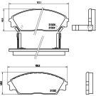 BREMBO Bremsklötze VA P 28 016