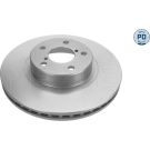 Bremsscheibe Subaru P. Legacy/Party/Forester 02 MEYLE-PD: Advanced performance and design 34-15 521 0013/PD