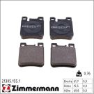 ZIMMERMANN Bremsbeläge 21305.155.1