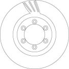 Bremsscheibe Ssangyong P. Rexton 2.9Td/3.2 4X4 04 DF6881