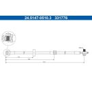 ATE Bremsschlauch 24.5147-0510.3
