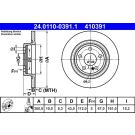 Bremsscheibe 24.0110-0391.1