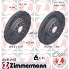 ZIMMERMANN Bremsscheibe 100.3309.53 BLACK Z