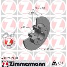 ZIMMERMANN Bremsscheibe 430.2639.20 ZIMMERMANN Bremsscheibe 430.2639.20