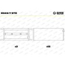 GLYCO Kurbelwellenlager H949/7 STD