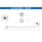 BREMSSCHLAUCH 24.5143-0280.3