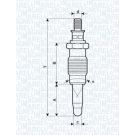 MAGNETI MARELLI Glühkerze 062900005304