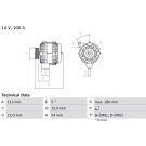 Lichtmaschine FIAT 0 986 083 210