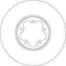 Bremsscheibe TRW SINGLE DF6921S