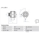 Lichtmaschine 0 986 081 890