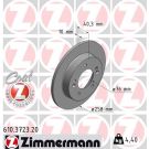 76 482 023 Bremsscheibe HA 610.3723.20